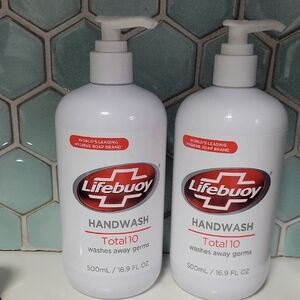 Lifebuoy Handwash Total 10 Washes Away Germs World's Leading Hygiene Soap Brand
